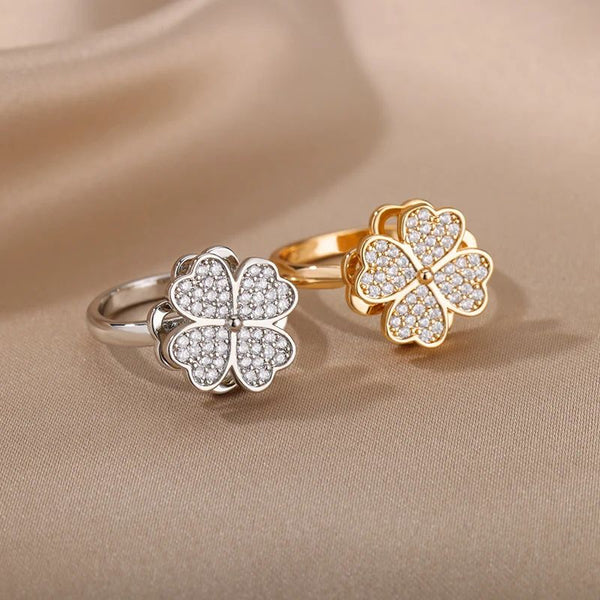 Lunel Jewels™ Clover Spinner Ring