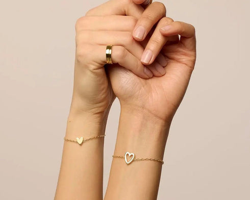 Lunel Jewels™ Matching Hearts Bracelets