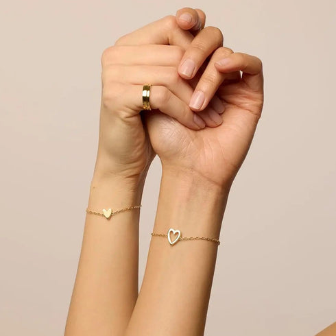 Lunel Jewels™ Matching Hearts Bracelets