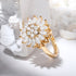 Lunel Jewels™ Crystal Sunflower Spinner Ring