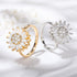 Lunel Jewels™ Crystal Sunflower Spinner Ring